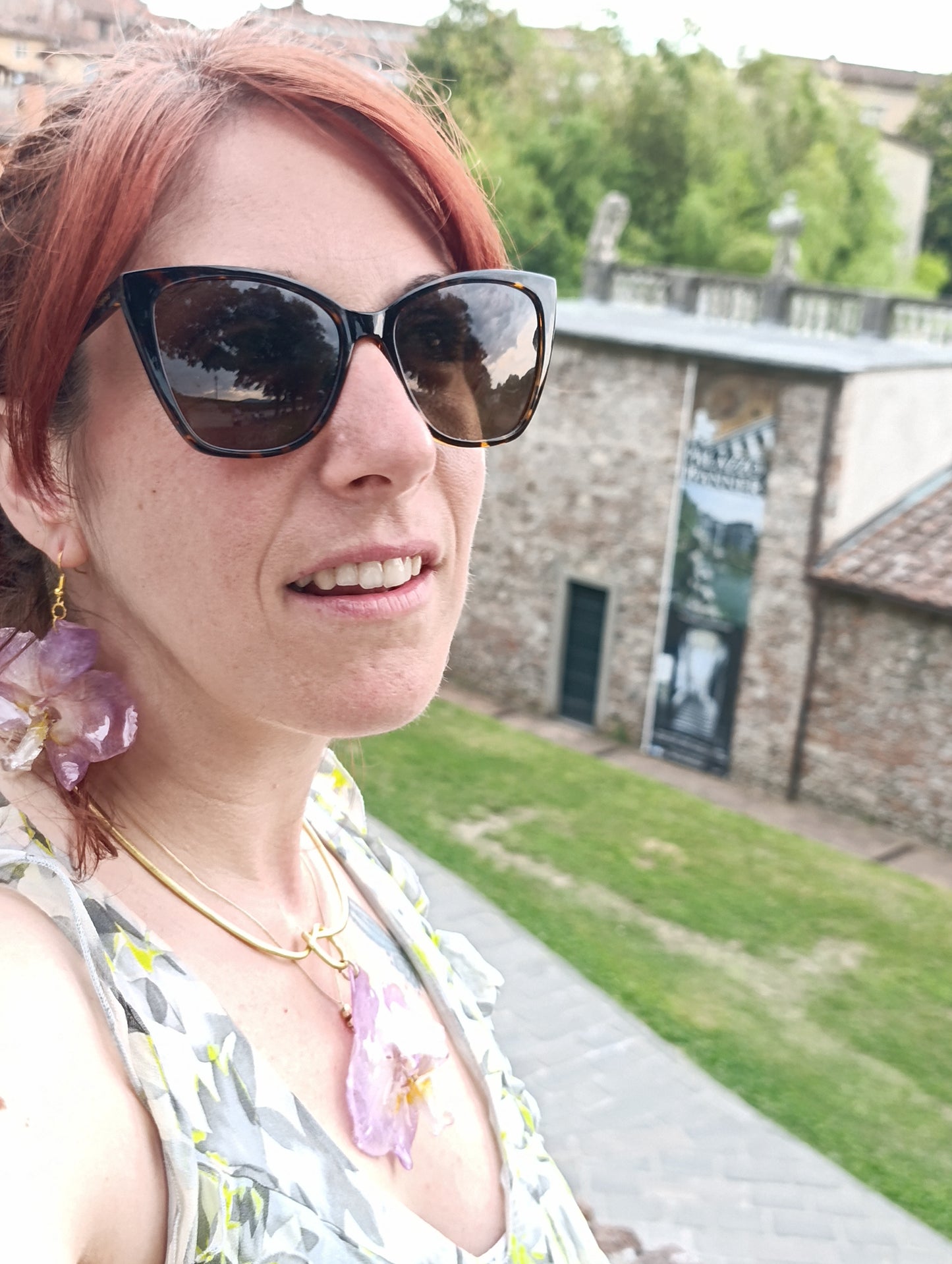 Orecchini "Orchidea Eterna"- Fiori Veri Lucca| coppia unica