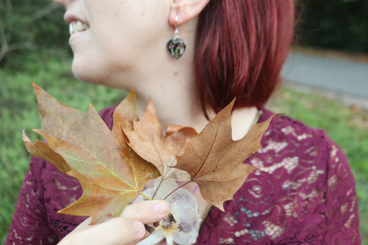 Orecchini Cuori D'autunno 🍄