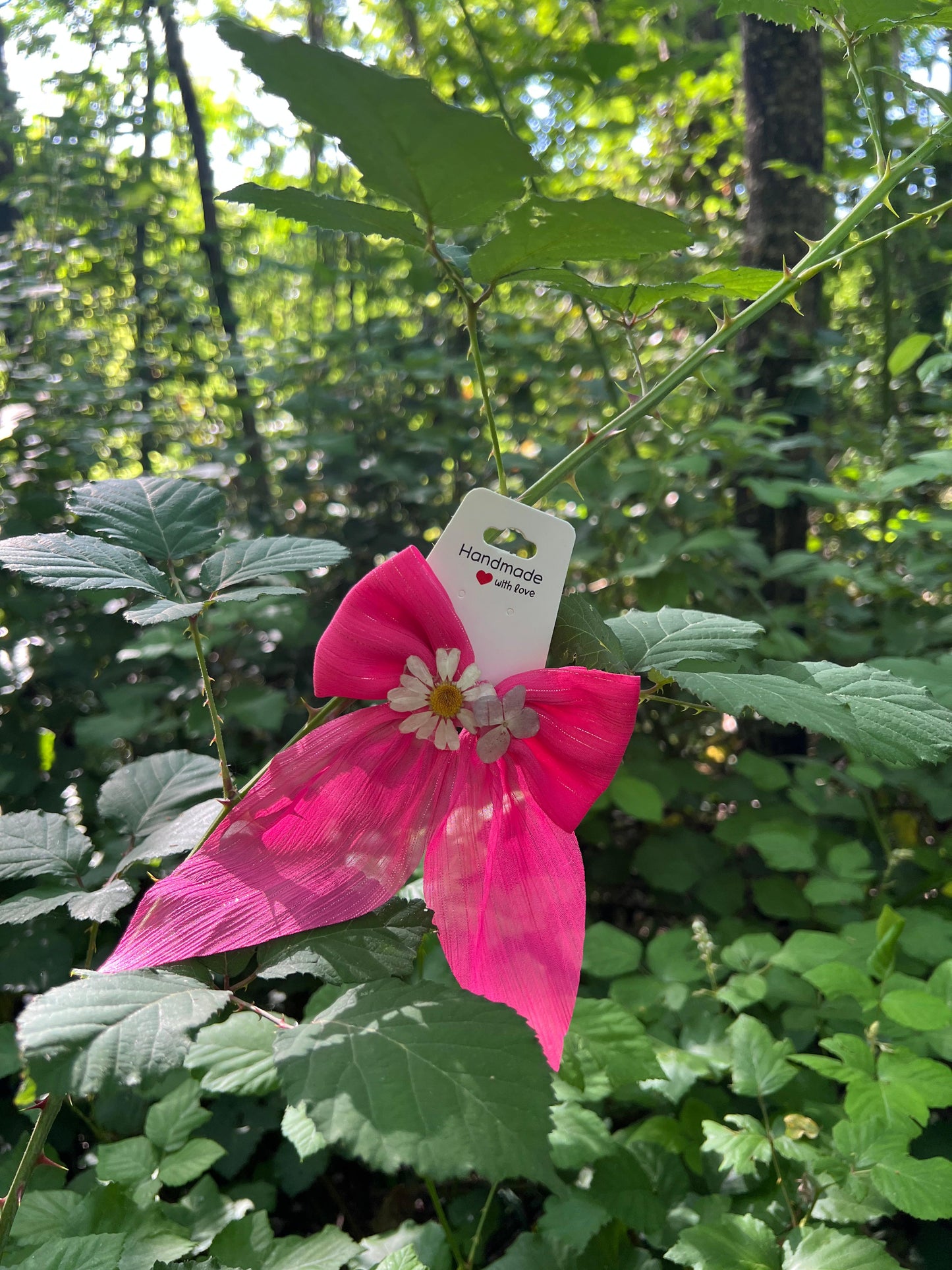 Fiocco Margherita e Ortensia|fiori veri di Lucca|pezzo unico
