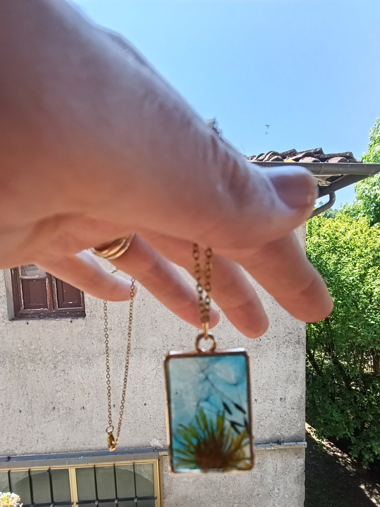 "Soffi di Toscana"-fiori veri e resina