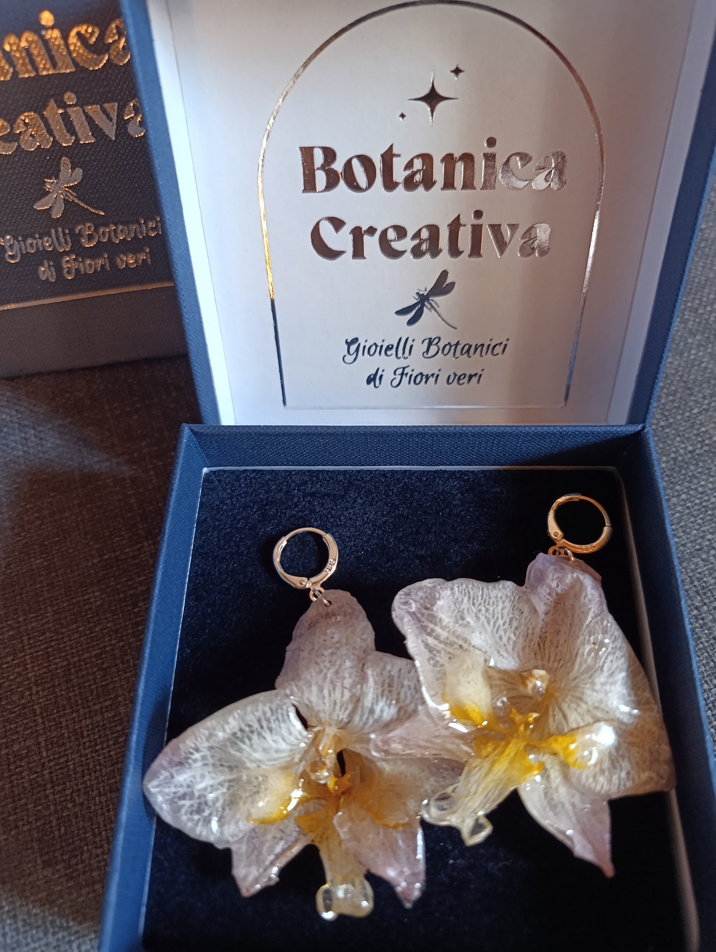 Orecchini Orchidea – Argento 925