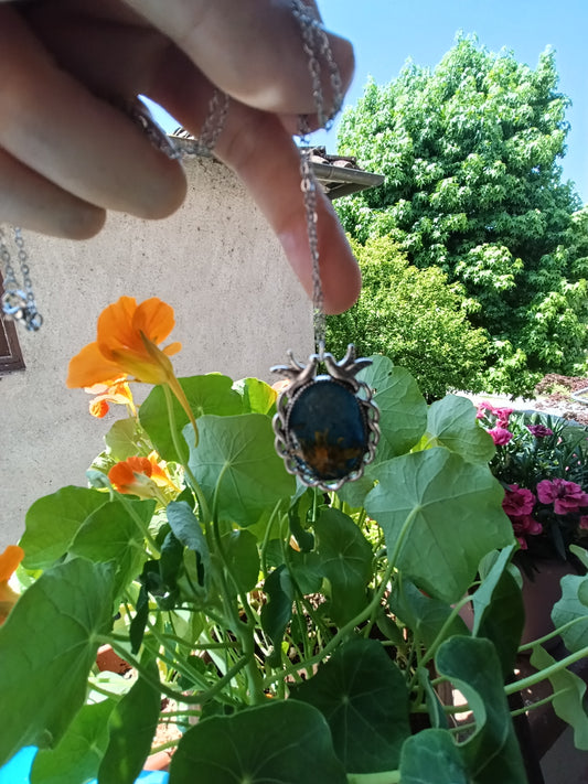 Collana "Desiderio"- Soffione vero di Lucca