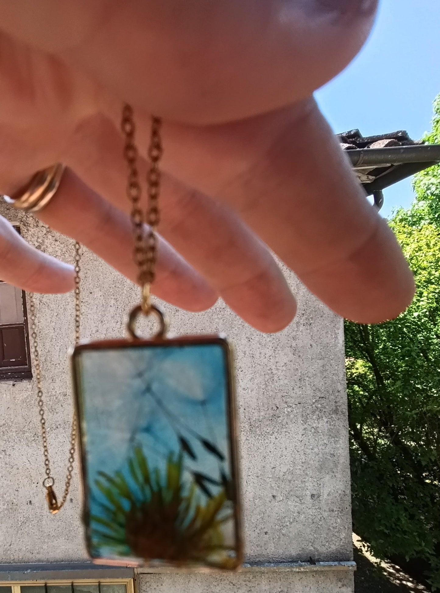 "Soffi di Toscana"-fiori veri e resina