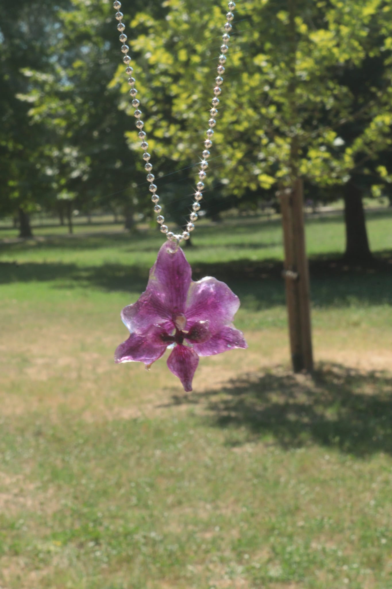 Collana Mini Orchidea – Argento 925