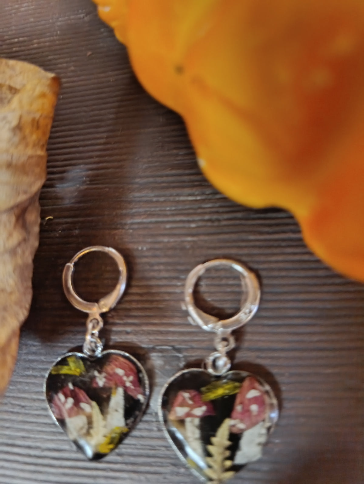 Orecchini Cuori D'autunno 🍄