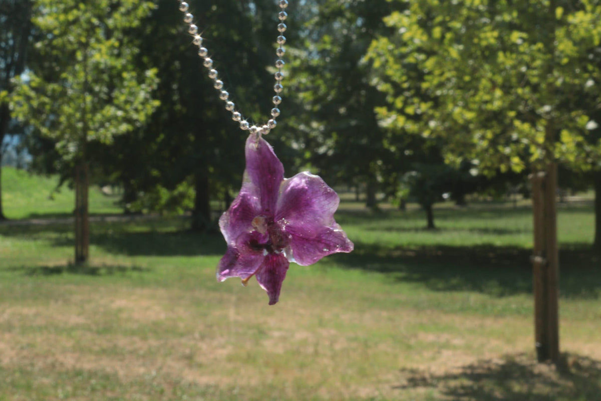 Collana Mini Orchidea – Argento 925