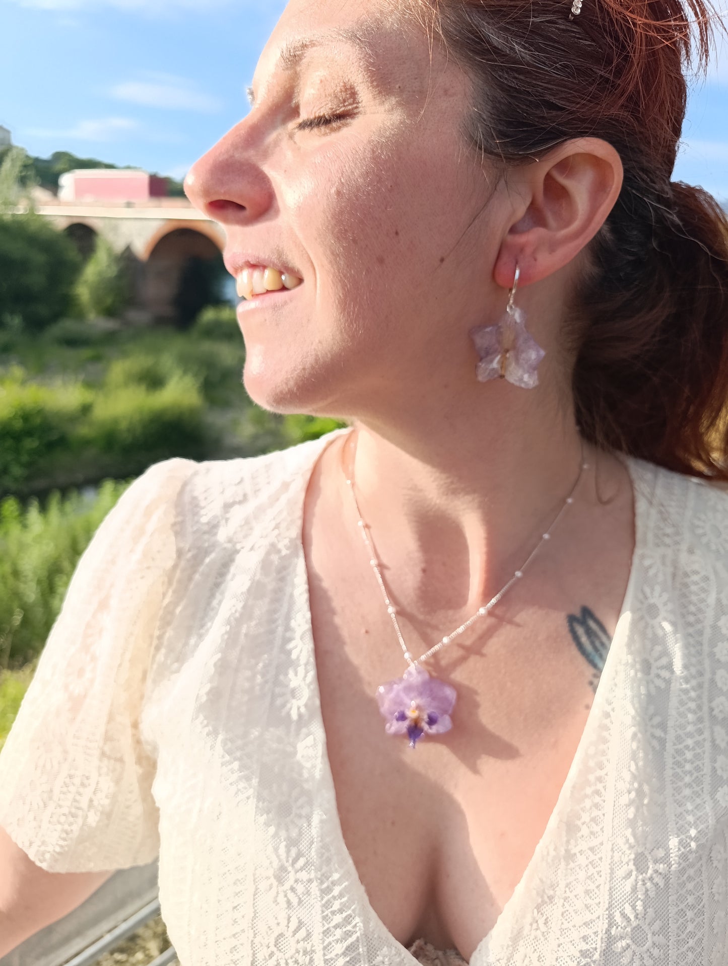 Collana Orchidea Phalaenopsis – Perle Cruelty Free