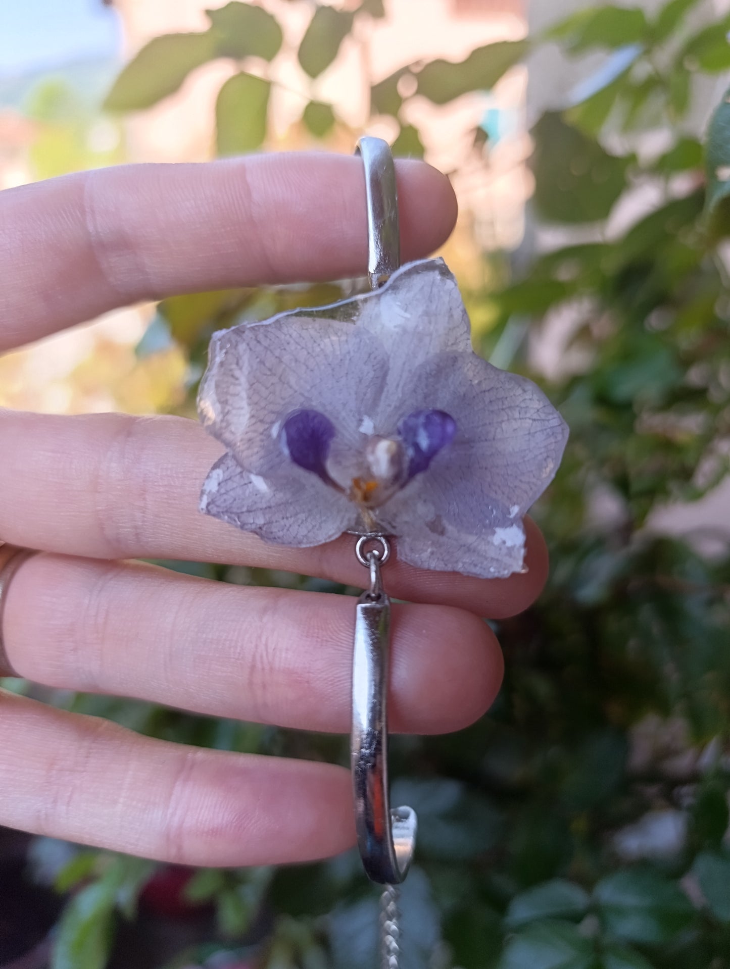 Braccialetto Orchidea Mini Phalaenopsis – Acciaio Ipoallergenico