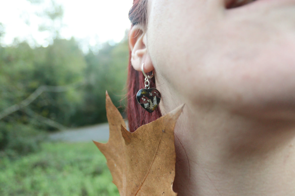 Orecchini Cuori D'autunno 🍄