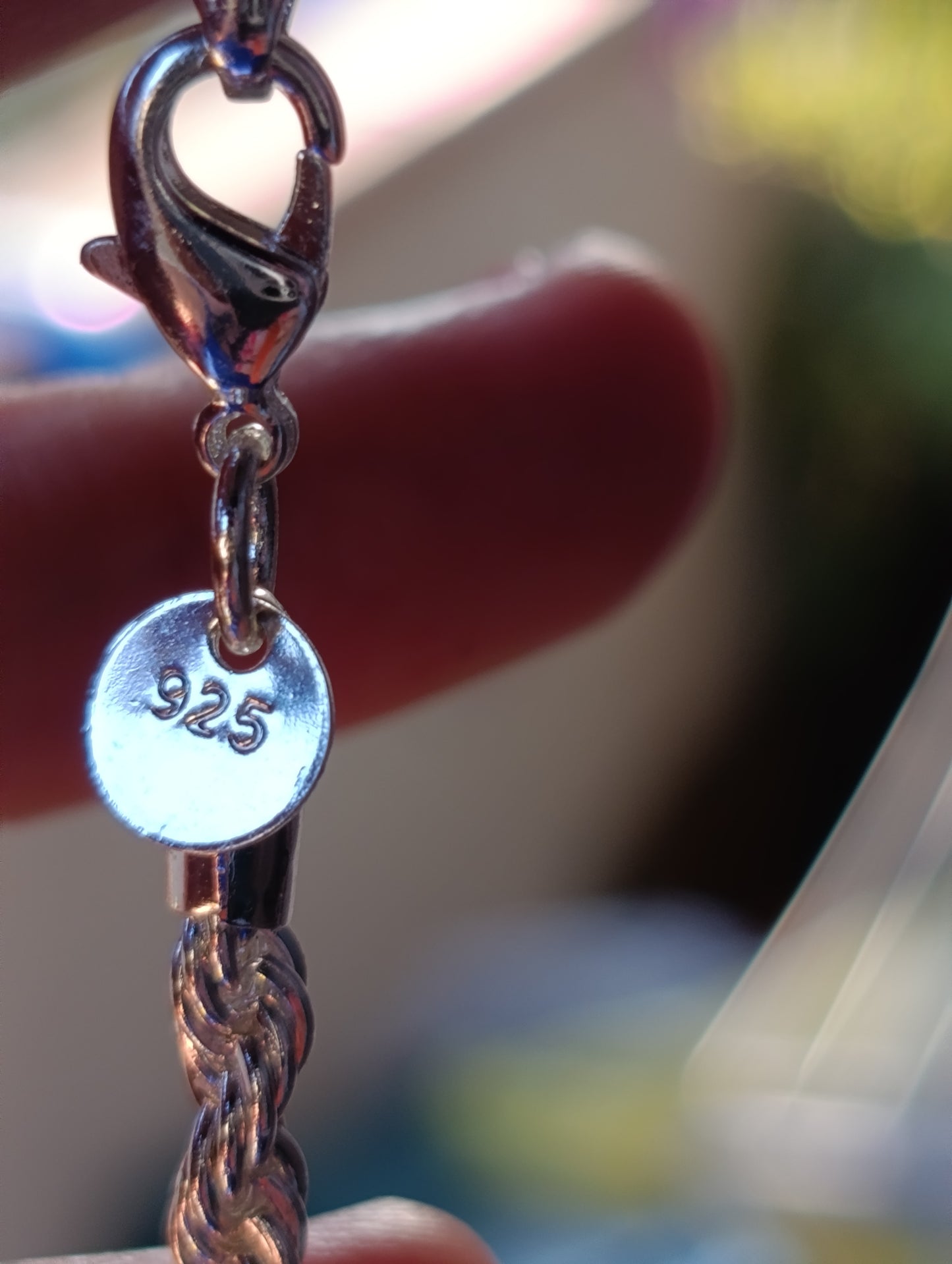 Collana Phaleonopsis grande Argento 925| fiori veri