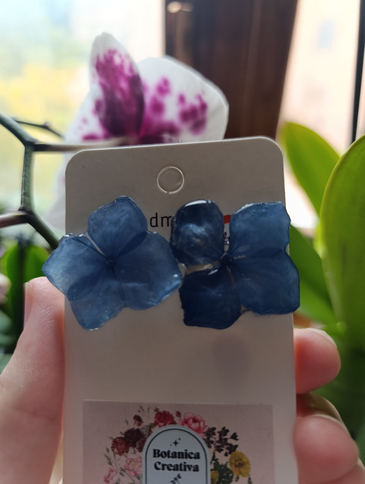 Orecchini Ortensia Lobo|fiori Veri