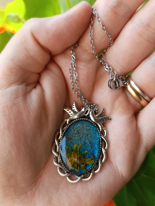 Collana "Desiderio"- Soffione vero di Lucca
