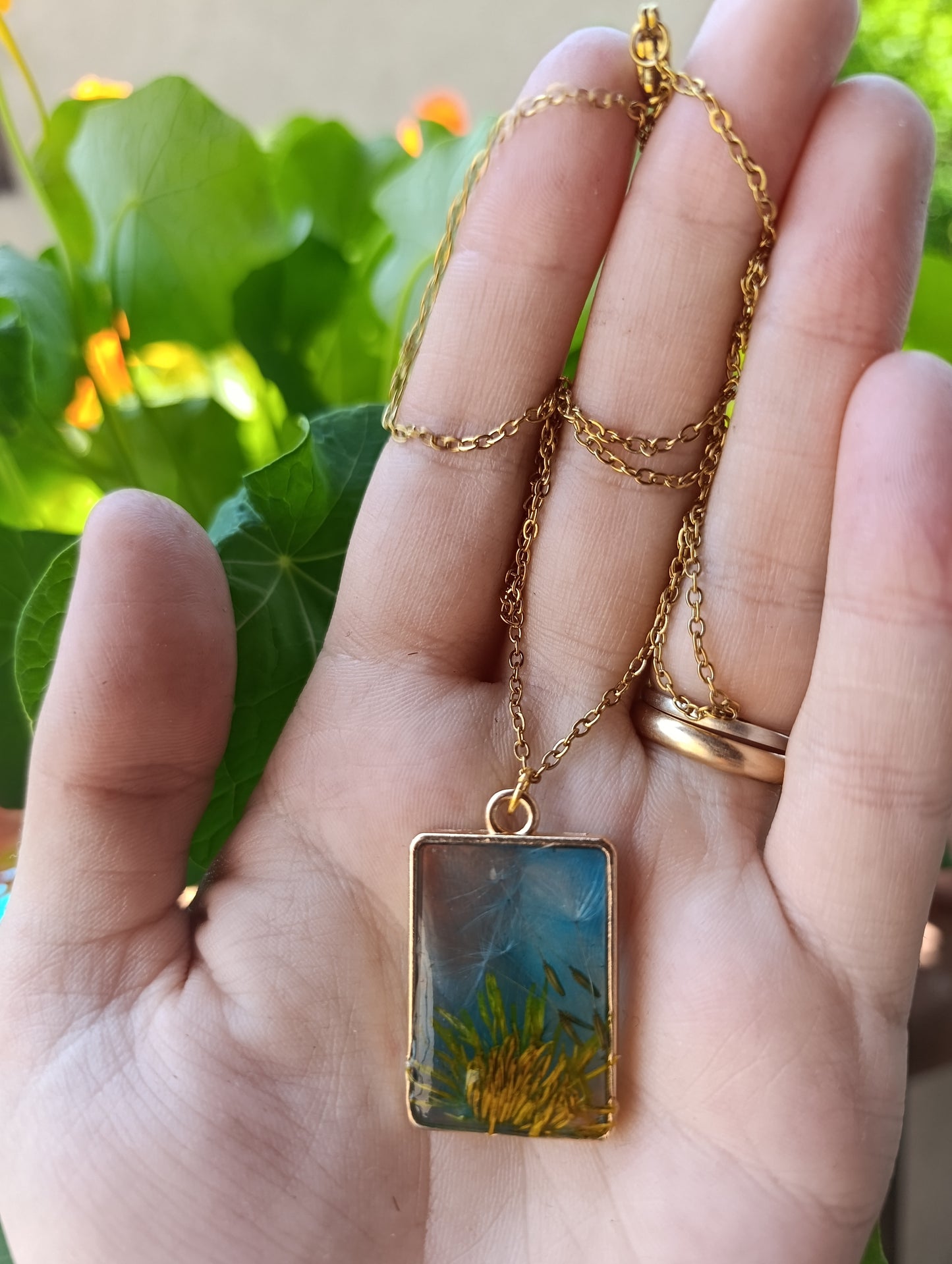 "Soffi di Toscana"-fiori veri e resina