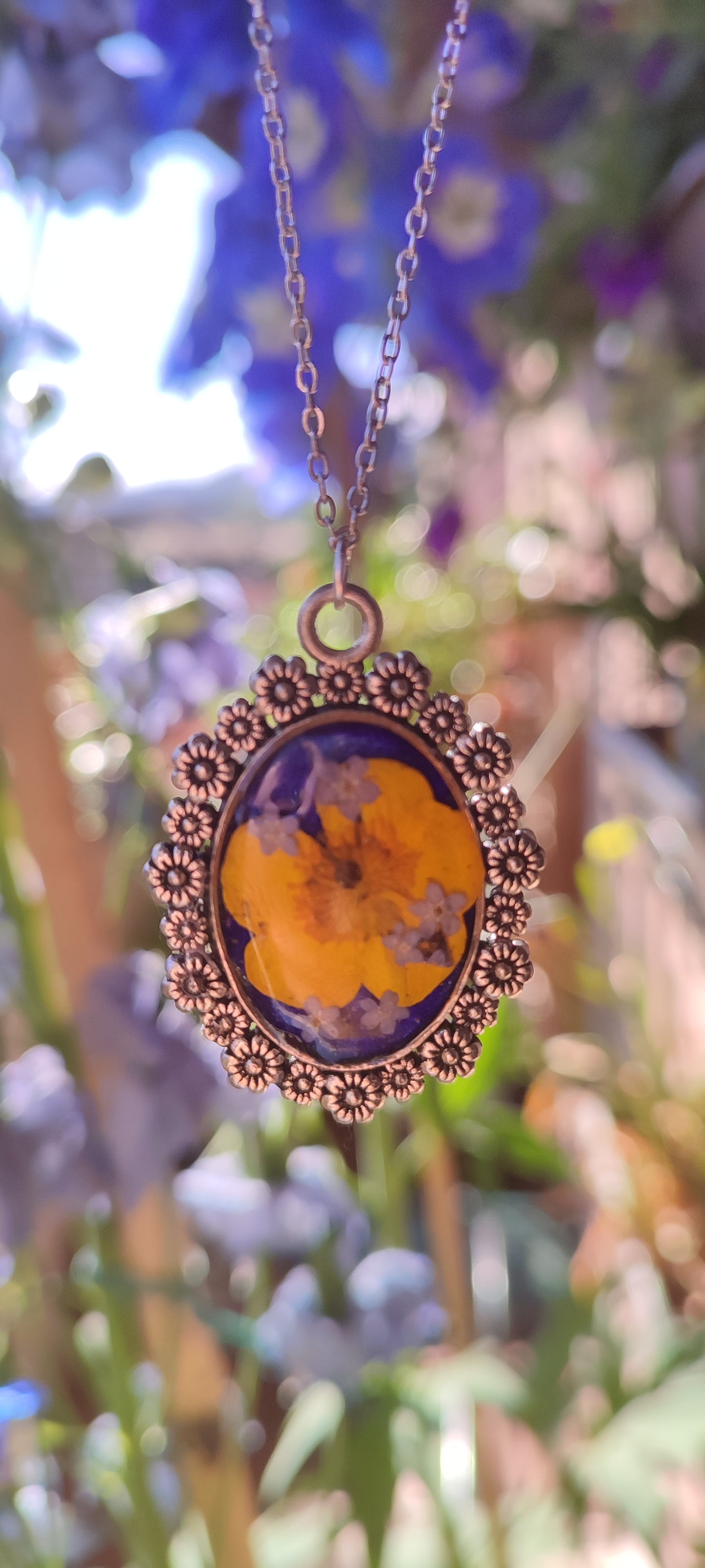 Collana di Ranuncolo e Non Ti Scordar di Me