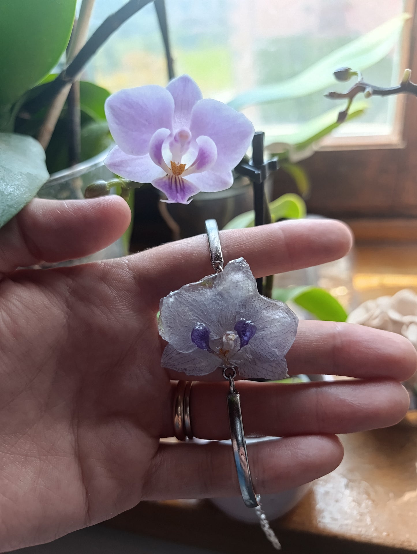 Braccialetto Orchidea Mini Phalaenopsis – Acciaio Ipoallergenico