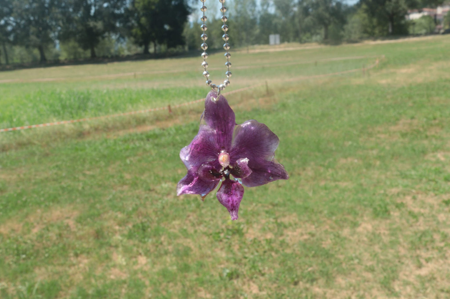 Collana Mini Orchidea – Argento 925