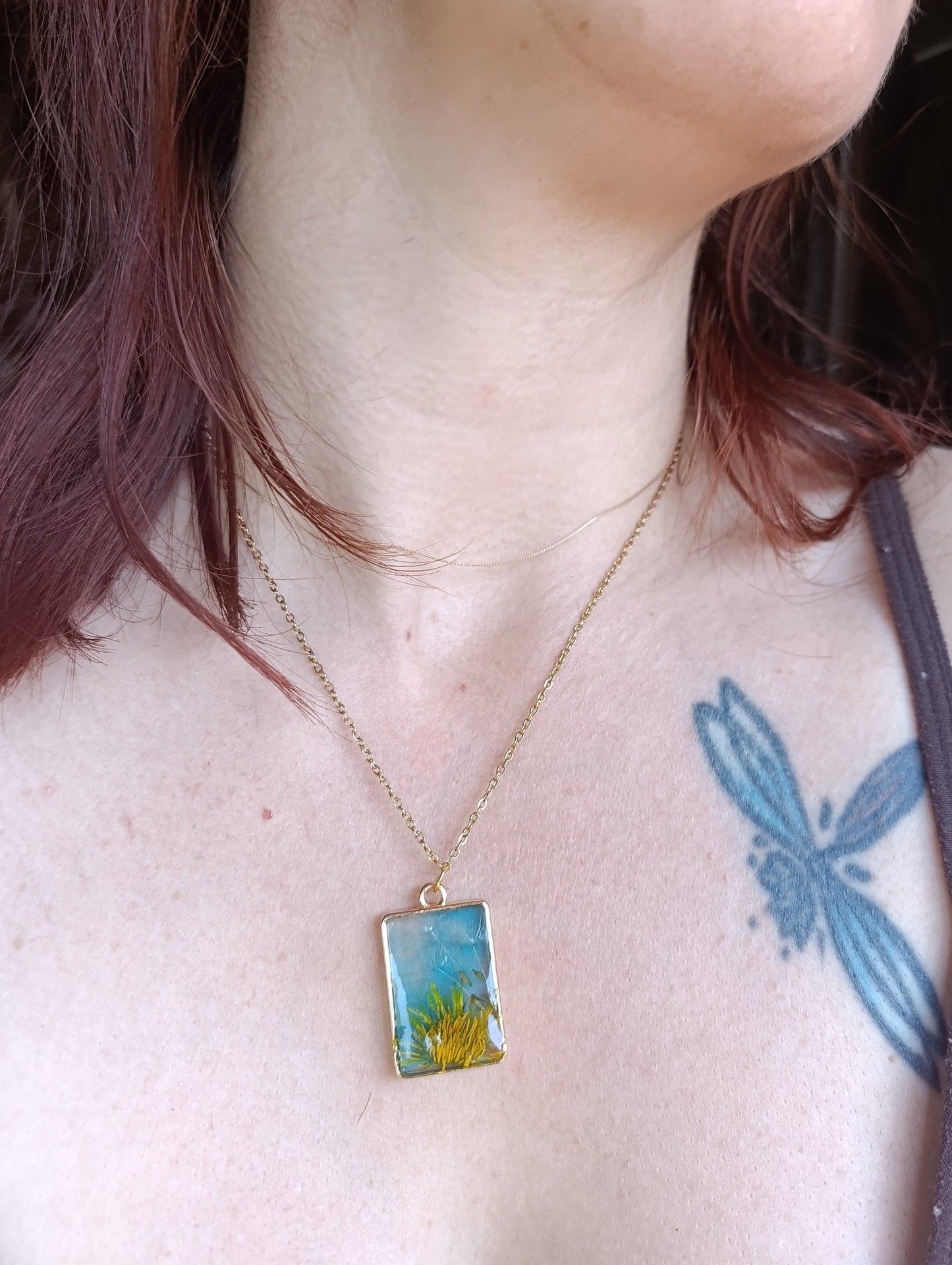 "Soffi di Toscana"-fiori veri e resina