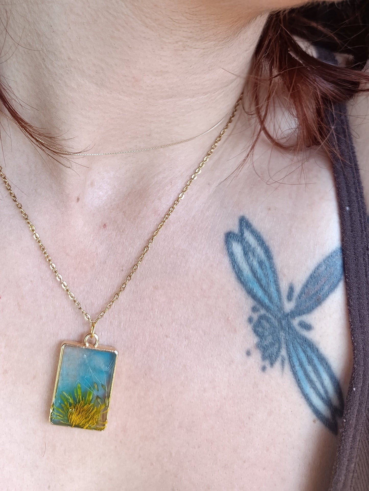 "Soffi di Toscana"-fiori veri e resina