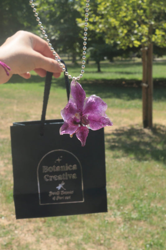 Collana Mini Orchidea – Argento 925