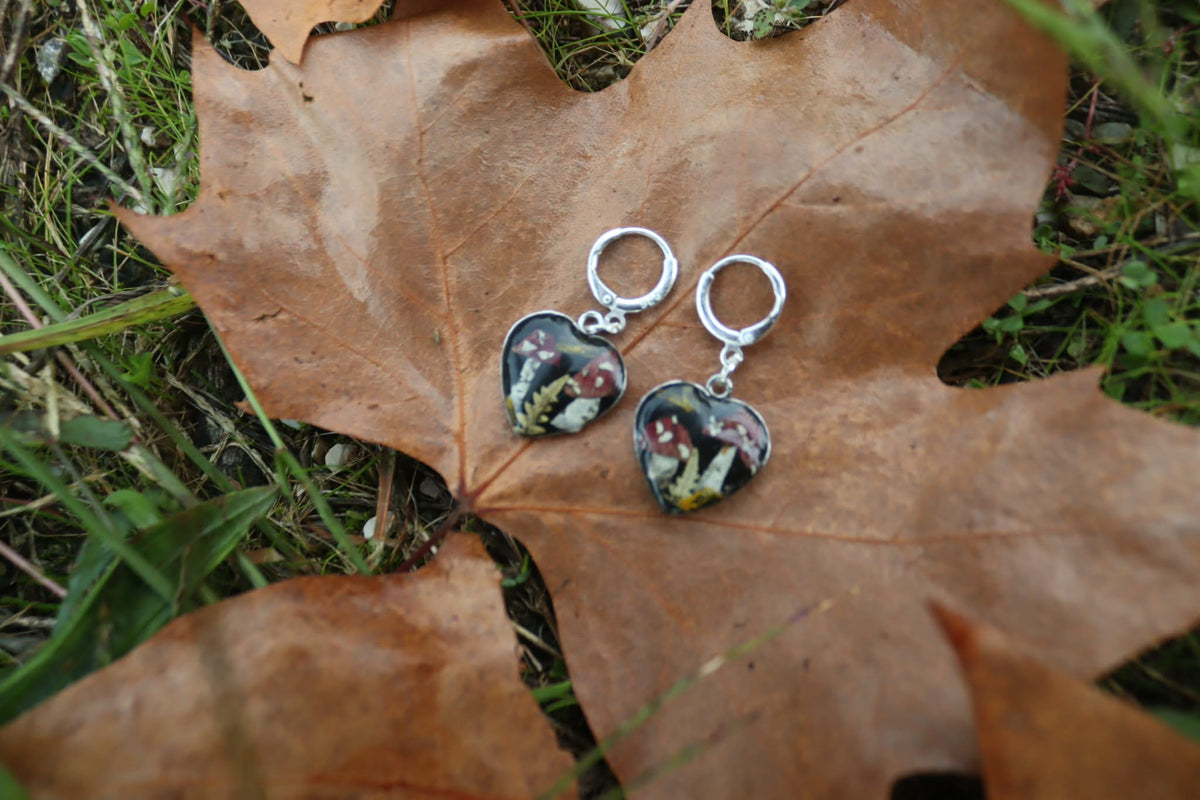 Orecchini Cuori D'autunno 🍄